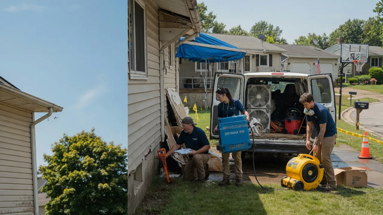 Ceiling Leak Cleanup in Uhrichsville, OH near me